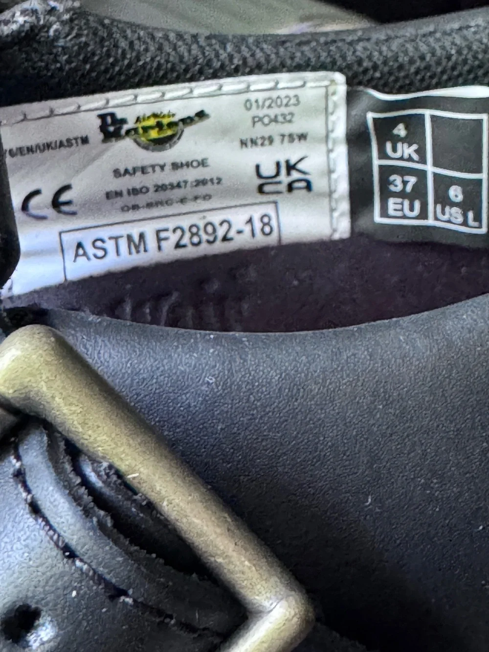 Dr. Martens Black T‑Bar Mary Jane Shoes - Picture 8 of 11